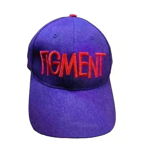 Figment Spell Out Hat Rare Disney Parks Epcot Wings Rainbow‎ Under Bill Adult - Picture 1 of 16